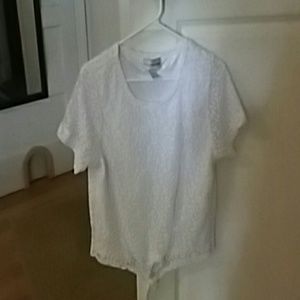 White animal print cami